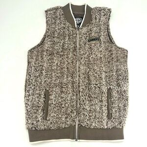 UEC Chiefs popcorn fleece full zipper  vest unisex size small